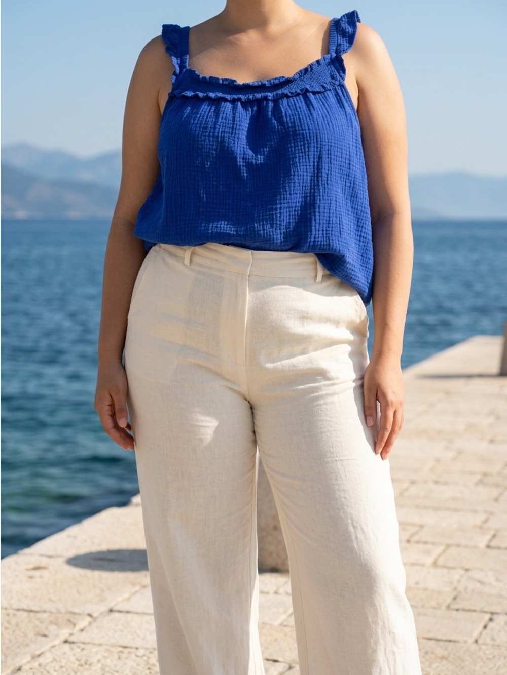 Penningtons Blue Top | Size 3X